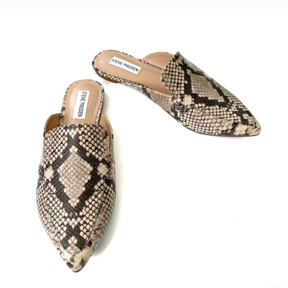 Steve Madden Shoes - Steve Madden Snake Print Mules